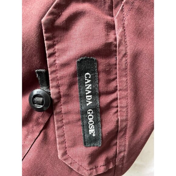 Canada Goose KENSINGTON Down Parka NO FUR 2506L Sz M Jacket Plum - Picture 10 of 16